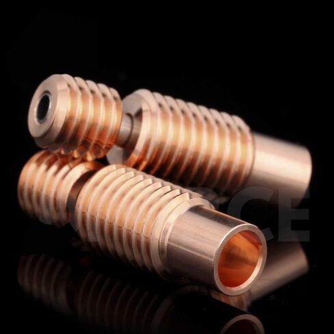 2pcs Smooth Bi-Metal Heatbreak Bimetal Heat Break All Metal Thermal Barrel Feeding Tube Compatible with 1.75MM Volcano V6 HOTEND, Titan Aero Extruder Prusa i3 MK3 MK3S 3D Printer in Saudi Arabia