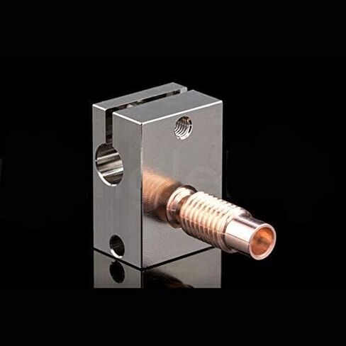 2pcs Smooth Bi-Metal Heatbreak Bimetal Heat Break All Metal Thermal Barrel Feeding Tube Compatible with 1.75MM Volcano V6 HOTEND, Titan Aero Extruder Prusa i3 MK3 MK3S 3D Printer in Saudi Arabia