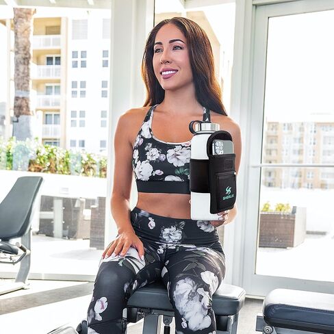 حقيبة زجاجة مياه لصالة الألعاب الرياضية - حامل زجاجة مياه بسعة 18-40 أونصة للجري والمشي والتمرين - حامل للهاتف الخلوي، جيوب ملحقة للمفاتيح والبطاقات - حامل زجاجات رياضي محمول - بدون حلقة تسلق in Kuwait