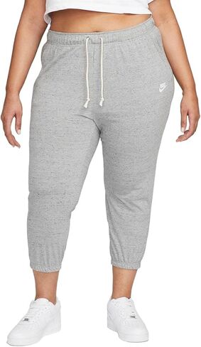 Nike Womens Gym Vintage Capris رمادي | أبيض 2XL in Saudi Arabia