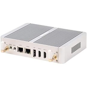 كمبيوتر KINGDEL صغير بدون مروحة مع Intel الجيل الثاني عشر N100 4 نوى (حتى 3.4 جيجا هرتز) 16 جيجا بايت DDR4 RAM، 512 جيجا بايت NVMe SSD، 2xLAN، 2xHD، DP، 4K: 4096 x 2160، 8xUSB، حافظة معدنية كاملة، W-11 Pro in Kuwait