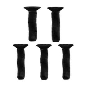 RISON Titanium Screws M3 X 5mm Titanium Torx Countersunk Screws 10Pcs Black Titanium Bolts ISO14581 Flat Torx Drive Titanium Screw GR2 Titanium Screws