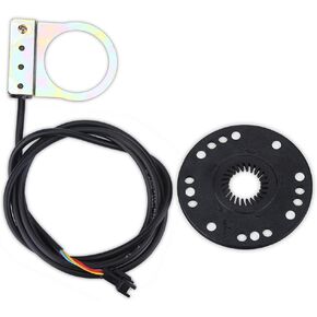 Alomejor Assistant Sensor 8 Magnets Electric Bike Power Pedal Assist Sensor PAS System Assistant Speed Sensor for Elecrtic/EBike Kit