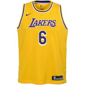 Nike Lebron James Los Angeles Lakers Gold Kid's Icon Edition Swingman Jersey X-Large
