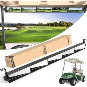 10L0L Golf Cart 5 Panel Wide Angle Panoramic Rear View Mirror Universal Fit for Yamaha, EZGO TXT, EZGO RXV, Club Car DS, Club Car Precedent Golf Car
