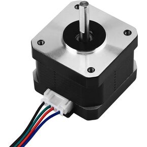 Stepper Motor 42BYGH34, Bipolar 4-12V 1.3A 0.30Nm Stepper Stepping Motor w/Connector Cable, 1.8 Degree Step Angle, Stepper Motorfor 3D Printer