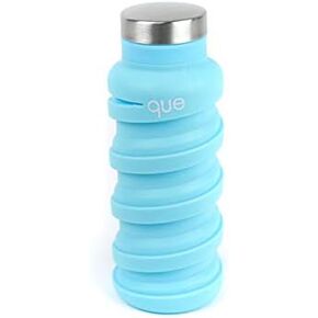 que Bottle - Fashionable & Collapsible 12oz Water Bottle (Iceberg Blue)