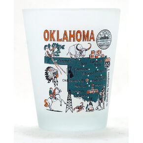 Oklahoma US States Series Collection Shot Glass