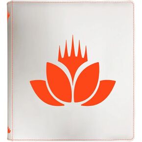 Ultra PRO - Mana 8 12-Pocket Zip PRO-Binder - Lotus for Magic: The Gathering, Holds & Protects 480 Standard Sized Cards, Collector's Edition Durable Trading Secure Side-Loading Pocket Binder