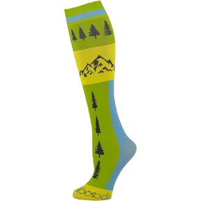 Hocsocx Alpine Mountains Socks Performance Liner Moisture-Wicking Protection for Field Hockey, Ice Hockey, and Soccer