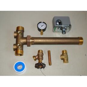1 x 11 Tank Tee with UNION Kit Installation Water Well Pressure Tank with SQUARE D 40/60 pressure switch NO LEAD