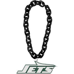 aminco New York Jets New Logo NFL Fan Chain, Black