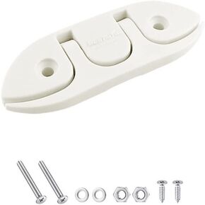 Boat Folding Cleats, Boat Flip Up Cleats, Nylon Folding Flip Up Cleat, High Strength Boat Flip-up Dock Cleat, Flip-up Dock Cleat for Dock Deck Boat Marine Kayak White