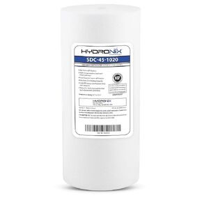 Hydronix SDC-45-1020 Whole House or Commercial NSF Polypropylene Sediment Water Filter Cartridge 4.5" x 10" - 20 Micron