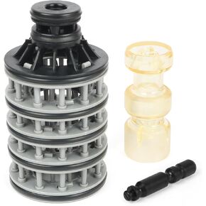 New Upgraded WS1 Interior Parts Kit Replacement for Clack, Include Downflow Piston V3011, Brine Regenerant Piston V3174, Spacer Stack V3005, For Clack WS1 Water Softener/Filter Control Valve