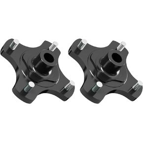 Golf Cart Rear Wheel Hub Flange Plate, 2 Pack Rear Axle Hub Assembly for 2008-Up EZGO RXV Gas & Electric Golf Cart, OEM# 604112, 615604