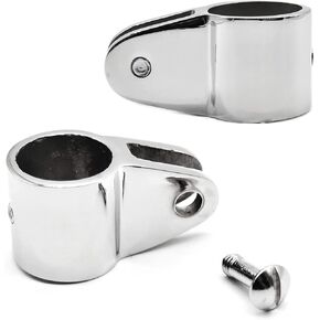 Marine City 2 Pcs 7/8 Inch Bimini Top Jaw Slide Stainless Steel 316 rustproof Heavy Duty Boat Marine Hardware Bimini Top Round Tube
