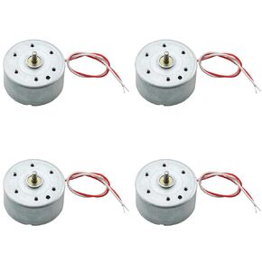 4PCS 3V 6200RPM DC Motor Mini Electric Motor with Wire for DIY Toys