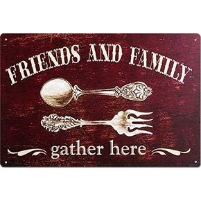New Retro Metal Tin Sign|House Rules Funny Sign|Home Club Bar Decorative Metal tin Sign 8x12 Inches