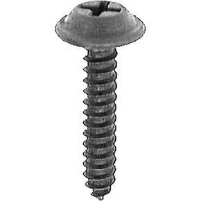 50#10 X 1" Phillips Flat Top Washer Head Screws Black