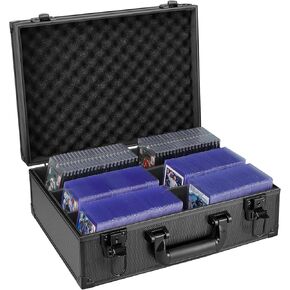 Card Storage Case for 3" x 4" 35pt 130pt Magnetic Card Holders, Hard Toploader Storage Box for Baseball Basketball Football Sports MTG Trading Card Storage Box (Holds 600+ Toploaders)