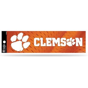 NCAA Clemson Bumper Sticker Sports Fan Bumper Stickers, Multicolor, One Size