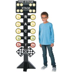 Race Car Directional Sign - over 5 feet tall - car themed birthday sign
