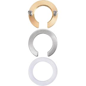 Faucet Fixing Nut, Brass Faucet Lock Nuts Quick Installation Faucet Anti-loosening Nut Hot Cold Water Faucet Lock Nuts Faucet Fixing Accessories for Kitchen Bathroom