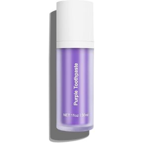 Purple Toothpaste for Teeth Whitening, Purple Toothpaste Whitening, Purple Toothpaste, Purple Teeth Whitening, Tooth Stain Removal,Tooth Colour Corrector, Teeth Whitening Kit