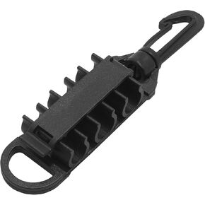 Hose Holder with Clip for Scuba Diving Regulator, Gauge, and BCD