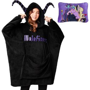 Disney Stitch Blanket Hoodie - Adults 2 in 1 Oversized Fleece Hoodie Baby Yoda Minnie Mouse - Stitch Gifts