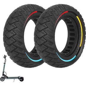 ulip 8.5x3 Solid Scooter Tire for Front Rear Wheels Replacement for Zero 8 Zero 9 VSETT 8 VSETT 9 PRO Kugoo X1 Kugoo Kirin G2 Pro Scooters 8 1/2X3.0 Off-Road Solid tire(2PCS)