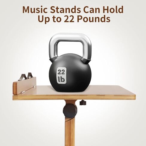 Music Stand for Sheet Music - Bamboo Folding Sheet Music Stands With Tray Guitar Clip, Wooden Sheet Music Organizer Height Adjustable 39.37''-51.2'' for Conductor Lectern Violin Piano Ukulele Players in Saudi Arabia