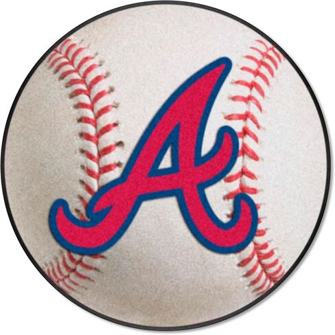 FANMATS 6432 MLB - Atlanta Braves Rug - 19in. x 30in.| Sports Fan Home Decor Rug and Tailgating Mat in Saudi Arabia