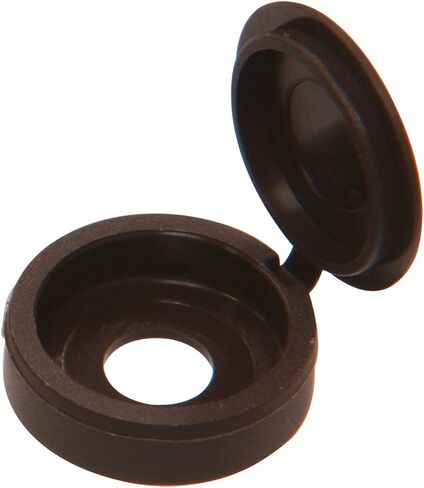 The Hillman Group 59043 Hinge Screw Cover Number 4/Number 6, Brown , 25-Pack in Saudi Arabia