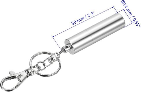 Snooker Billiard Pool Cue Tip Tool - Aluminum Alloy Cue Stick Repair Tool with Keychain, Multifunction, Apply for Snooker in Kuwait