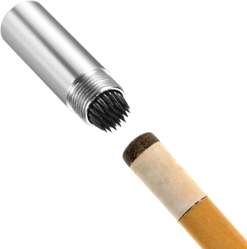 Snooker Billiard Pool Cue Tip Tool - Aluminum Alloy Cue Stick Repair Tool with Keychain, Multifunction, Apply for Snooker in Kuwait
