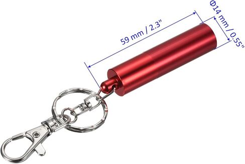 Snooker Billiard Pool Cue Tip Tool - Aluminum Alloy Cue Stick Repair Tool with Keychain, Multifunction, Apply for Snooker in Kuwait