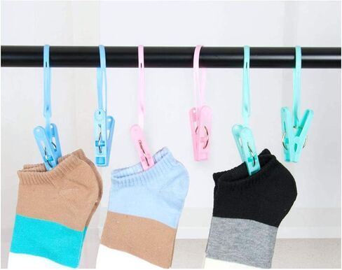 10 Pcs Travel Hangers - Cruise Ship Essentials Portable Folding Clothes Hangers Travel Accessories Foldable Clothes Drying Rack for Travel (Colorful 10pcs) in Saudi Arabia