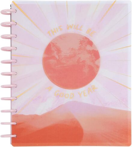 Happy Planner Disc-Bound 12-Month Planner, July 2024–June 2025 Daily, Weekly, and Monthly Planner, Big Size, Vertical Layout, Exotic Borders, 72 Pages, 12 Dividers, 2 Sticker Sheets, 8.5" x 11" in Saudi Arabia