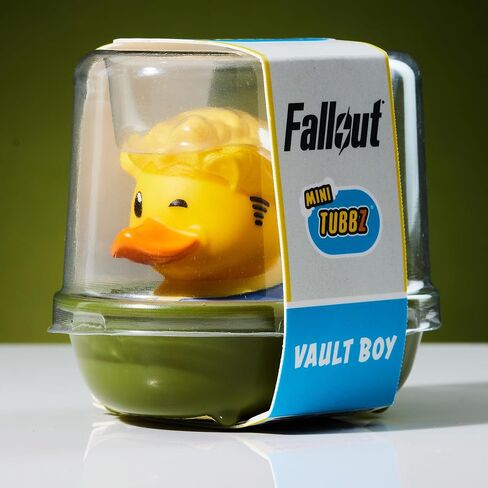TUBBZ Mini Vault Boy Collectible Vinyl Rubber Duck Figure - Official Fallout Merchandise - Sci-Fi TV, Movies & Video Games in Saudi Arabia