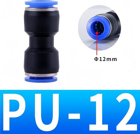 Pneumatic Connectors,12mm Pneumatic Fittings Push in T-Type Connectors Water Hose Quick Connect for Air Water Hose 10 PCS in Saudi Arabia