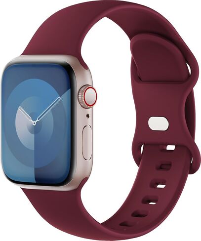 سوار رياضي من السيليكون متوافق مع ساعة Apple 41 مم 40 مم 42 مم 38 مم 46 مم 45 مم 44 مم 49 مم للنساء والرجال، سوار معصم بديل بحزام ناعم لساعة iWatch Ultra SE 3 2 1 Series 11 10 9 8 7 6 5 4 in Kuwait