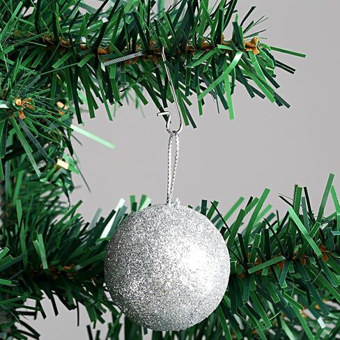 Naler 120PCS Ornament Hooks, Christmas Ornament Hangers Stainless Steel S-Shaped Hangers for Christmas Decoration Christmas Tree Decoration New Year Party in Kuwait