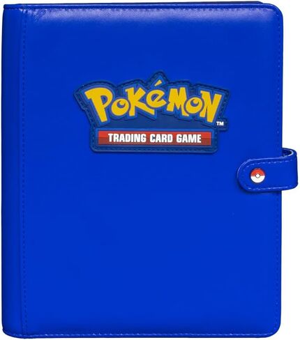 Ultra Pro - Premium Pokémon 4-Pocket Snap Binder, Sleek Premium Secure Protective Card Holder Display Binder for Pokémon Collectors Stylish Storage Solution in Saudi Arabia