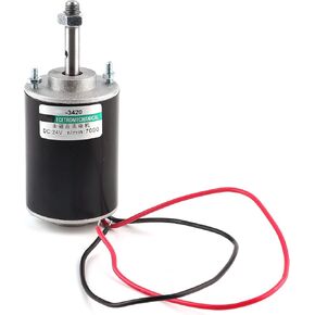 High Torsion Permanent Magnet DC Motor, 12/24V 30W High Speed CW/CCW DC Motor for DIY Generator(24V, 7000RPM)