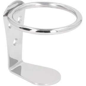 Stainless Steel Boat Ring Drink Holder for RV Yacht, Wall Mount Cup Holder with Space Saving