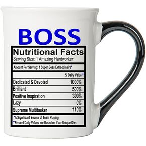Cottage Creek Boss Mug, Large 16oz. Ceramic Boss Coffee Mug, Boss Gifts