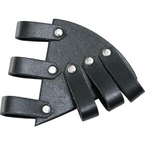 MASTER USA Universal Leather Sword Frog – Leather Construction, Steel Hardware, Designed to Fit a Wide Variety of Swords and Scabbards – Fantasy, Historical, Collectible, Cosplay – PK-6183, 5.5-Inch Overall