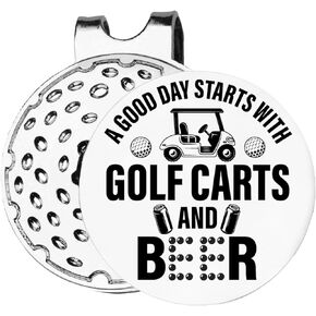 Funny Golf Gifts, Golf Lover Gifts, Funny Golf Ball Marker Gifts for Men Golfer, Golf Ball Marker Magnetic Hat Clip, Novelty Golf Gifts